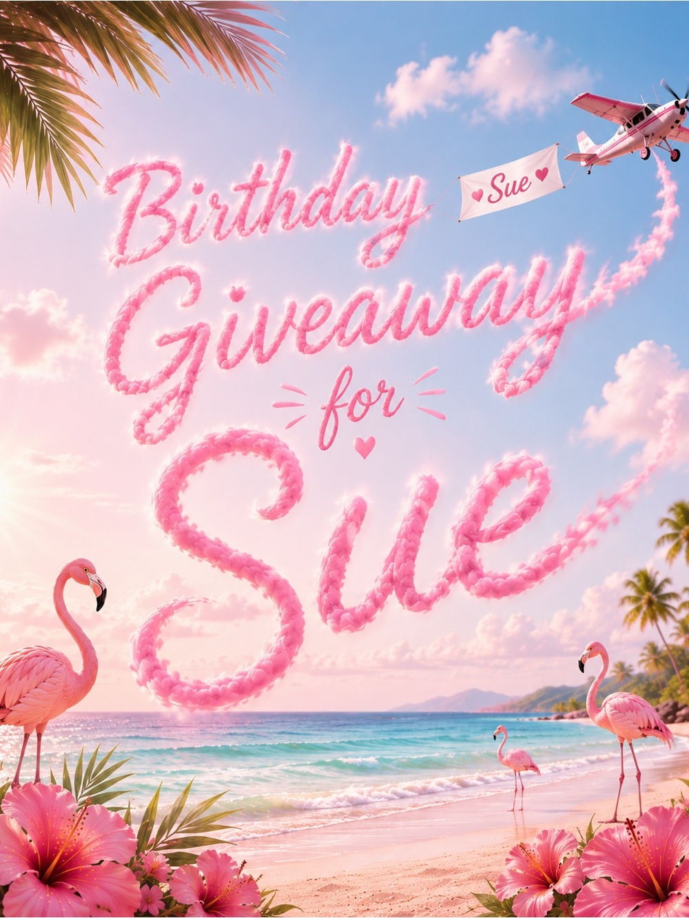 Giveaway to Celebrate Sue’s Birthday! 🦩